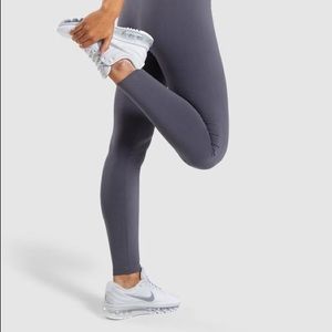 Gymshark fit leggings charcoal/intense steel blue